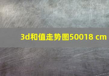 3d和值走势图50018 cm